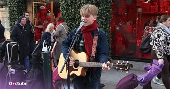 <p>This busker nails a rendition of CCR&rsquo;s &ldquo;Fortunate Son,&rdquo; and you are going to want to hear it. It&rsquo;s incredible to see such a young soul with so much talent. Watch the video to see the busker perform.&nbsp;</p>

<p>Dublin resident Rhys McPhillips is an absolutely incredible guitar player. He hits every chord of the song perfectly&mdash;and it&rsquo;s no easy song to play. You can tell the teen has a hardcore love for Creedence Clearwater Revival.&nbsp;</p>

<p>The 16-year-old musician has a natural warmth as he talks to the crowd and draws them in not just with his music but with his personality.&nbsp;</p>

<p>&ldquo;John Fogerty is one of the best songwriters of the 20th century,&rdquo; he says before he launches into &ldquo;Fortunate Son.&rdquo;</p>

<p>Some of the <a href="https://genius.com/Creedence-clearwater-revival-fortunate-son-lyrics">lyrics</a> Rhys sings are:&nbsp;</p>

<p>Yeah, some folks inherit star-spangled eyes<br />
Ooh, they send you down to war, Lord<br />
And when you ask 'em, "How much should we give?"<br />
Ooh, they only answer, "More, more, more, more"</p>

<p>Rhys is full of enthusiasm for the song. And his presence carries through the whole street. Some people pause to listen, but it&rsquo;s remarkable to see anyone walking by without paying him attention, because his skills are beyond remarkable. If CCR&rsquo;s John Fogerty could hear Rhys, I&rsquo;m sure he&rsquo;d be proud.&nbsp;</p>

<p>Rhys pours raw emotion and passion into every note. His voice harnesses a rebellious tone that matches the CCR original well. The performance doesn&rsquo;t feel rehearsed&mdash;it feels like you&rsquo;re witnessing raw skill. There's electricity there that you can almost touch.</p>

<p>And it isn&rsquo;t just a song being performed. It&rsquo;s a story that&rsquo;s unfolding, and Rhys knows that. You can tell that he chooses his songs not just for their sound but for their message.&nbsp;</p>

<p>One thing is for sure. This young man has a bright future ahead of him as an artist!</p>
