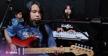 <p>Listen to this fantastic cover of the popular song &lsquo;I Saw Her Standing There&rsquo; by The Beatles. The talented family band featured in the video is Missioned Souls. And their performance is one that is sure to bring a smile to your face!</p>

<p>&lsquo;Well, she was just seventeen if you know what I mean<br />
And the way she looked was way beyond compare<br />
So how could I dance with another<br />
Oh, when I saw her standin' there?&rsquo;</p>

<p>What a beautiful and talented family! The members of the family band include husband and wife, Secan and Sheena, and their four children: Naces, who is 16 years old and plays the keyboard; Neisha, who is 14 years old and plays lead guitar; Stacey, who is 12 years old and sings/plays rhythm guitar; and Isaiah, who is 11 years old and plays drums.</p>

<p>This family band has a beautiful mission, as stated on their YouTube page. &ldquo;We are a family commissioned to propagate the importance of family unity by showing love and respect to each family member and for one another. We put into action our God-given gifts to bring joy and fun into other people&rsquo;s lives through music,&rdquo; their bio reads. &ldquo;Missioned Souls was born out of our earnest desire to give thanks for the simple musical talent we receive from above, thus, giving glory to the Holy Trinity.&rdquo;</p>

<p>Many people online have praised this rendition by Missioned Souls of &lsquo;I Saw Her Standing There.&rsquo;</p>

<p>&ldquo;You guys are awesome.Thanks for making the world a better place. You bring me lots of joy!&rdquo; <a href="https://www.youtube.com/watch?v=-GawHVzSoRo">comments</a> one person online.</p>

<p>&ldquo;Made me want to get my dancing shoes out!&rdquo; <a href="https://www.youtube.com/watch?v=-GawHVzSoRo">writes</a> another person. &ldquo;Great job Missioned Souls!&rdquo;</p>

<p>We hope you enjoyed listening to this awesome version of &lsquo;I Saw Her Standing There&rsquo; today!</p>
