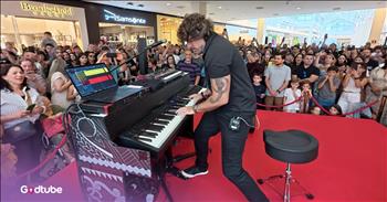 <p>This incredible &ldquo;Don&rsquo;t Stop Believin&rdquo; performance draws a huge crowd at a Brazilian shopping mall. When the tattooed rockstar pianist stood to play, hundreds could hardly contain their excitement as they watched. Watch the video to see it.&nbsp;</p>

<p>The pianist, Glaucio Cristelo, had everyone in the mall completely enraptured with his playing, and it&rsquo;s just incredible to see. It&rsquo;s like a booked-out concert hall. Many people have their phones held high to record; some are clapping, and some have their kids sitting on their shoulders.&nbsp;</p>

<p>Glaucio plays with such pizazz and gusto, it&rsquo;s no wonder everyone is glued to his performance. He chose a familiar song that everyone loves. &ldquo;Don&rsquo;t Stop Believin&rsquo;&rdquo; is one of those songs that has a wonderful tune&mdash;Glaucio shows that the lyrics are not what&rsquo;s important&mdash;the song shines by tune alone when he hits the keys.&nbsp;</p>

<p>He even adds a few of his own tweaks, and the crowd just eats it up. He is truly gifted at what he does. When he stops playing, everyone claps and hollers.&nbsp;</p>

<p>It&rsquo;s so cool to see how everyone stops in their tracks to listen to him. People came for the shopping but stayed for his music. It&rsquo;s like you completely forget where you are when he plays.</p>

<p>Strangers stand close together, smiling and swaying as they share the unexpected experience. When he plays, everyone forgets their errands and just soaks in the joy. Everyone loves a good concert, but it&rsquo;s probably an even nicer experience when it&rsquo;s unexpected and free like this. &nbsp;</p>

<p>You can tell he just made the whole crowd&rsquo;s day. It shows how music can have a kind of power over you. It brings people together and makes you feel alive.&nbsp;</p>

<p>The performance will be truly unforgettable for those who were lucky enough to hear Glaucio play in person.</p>

