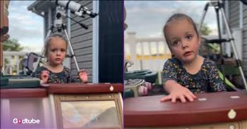<p>This little girl's business hours are hilariously unpredictable. It's nearly impossible to predict when this young entrepreneur's business will be open. Watch the short but hysterical clip to see what happened when a customer arrived at her business after hours.</p>

<p>Owning and running a business is not a 9-to-5 job. Someone running a business does not have the luxury of working only 40 hours a week. Often, those hours can range from 40 to 50, 60, and possibly even more, depending on the business's needs that week. That's not even taking into account how risky it is to open a small business, and how most of them fail within a couple of years.</p>

<p>So, knowing how big a financial gamble it is to start a business, remaining open, welcoming and helping customers is a must. There is simply no other way for a company to make it, especially in this troublesome and uncertain economic climate. So, maintaining a firm, set schedule of business hours is crucial. Customers must know when you're open, for sure.</p>

<p><a href="https://www.youtube.com/shorts/c8P9065kiBk">In a clip posted on YouTube</a>, a young woman is playing the role of a business owner. It's unclear what type of business she is operating, but it's a business, nonetheless. The little girl's mother, who is behind the camera, is the customer in this scenario, of course.</p>

<p>The child, who sits behind the desk, gives her mother specific instructions as to what to do.</p>

<p>"Now, pretend you're a new customer who says, 'Hello,'" she tells her mother.</p>

<p>Seconds later, Mom does exactly as she has been commanded. She approaches the tiny business owner who is sitting right behind the desk, waiting for the customer.</p>

<p>But then the child throws a curveball, something that no one saw coming.</p>

<p>"We're closed," she informs her customer. "See? I have this key chain up."</p>

<p>It was a hilariously unexpected move, but this situation could have been easily avoided if she had posted firm business hours somewhere.</p>

<p><em><strong><a href="https://www.godtube.com/bible/proverbs/22-6">Proverbs 22:6</a></strong> "If a child is trained up in the right way, even when he is old, he will not be turned away from it."</em></p>
