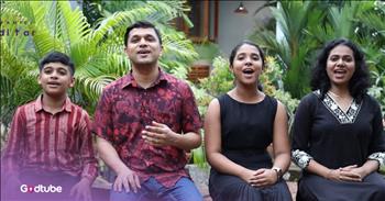 <p>Take a moment and witness this incredible family of singers. They are quickly becoming well-known worldwide for their beautiful music. Check out this family&rsquo;s stunning rendition of &lsquo;Wonderful Merciful Savior.&rsquo;</p>

<p>At the start of this video, we see a logo that says, &ldquo;The Family Altar.&rdquo; Immediately, we see a precious family of four singing the chorus together. They have beautiful harmonies and joy on their faces. Suddenly, the first verse begins, and the daughter sings a solo. She has a pretty voice. Her brother begins to harmonize with her, and their voices blend wonderfully. Hearing this song from the mouths of children will inspire your faith.</p>

<p>The father leads the final song, and the kids sing backup for their dad. It is a precious moment where they sing about falling before the throne of God.&nbsp;</p>

<p>They cry out these lyrics to God:</p>

<p>Almighty, infinite Father<br />
Faithfully loving Your own<br />
Here in our weakness You find us<br />
Falling before Your throne</p>

<p>At the end of the video, we see the names: Jithin, Sangeetha, Naomi, and Noah. It is beautiful how this couple has given their children Biblical names. Their faith in Jesus appears to be the center of their lives and the foundation for their music. The Family Altar has an entire YouTube channel where they post songs from their country, India. There are even some videos with three generations singing.&nbsp;</p>

<p>They have had over 1.4 million viewers. It will encourage your faith to see this family unified with their voices. Be blessed as you listen.</p>

<p><em>&ldquo;Therefore God exalted him to the highest place and gave him the name that is above every name, that at the name of Jesus every knee should bow, in heaven and on earth and under and every tongue acknowledge that Jesus Christ is Lord, to the glory of God the Father.&rdquo; <strong><a href="https://www.godtube.com/bible/Philippians/2-9">Philippians 2:9-11</a></strong></em></p>
