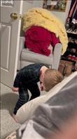Toddler Sneaks Into Parent's Bedroom Unseen - My toddler was trying to be sneaky into my room and thought I couldn’t see him! Of course I could see him perfectly but I let him believe I never saw!

