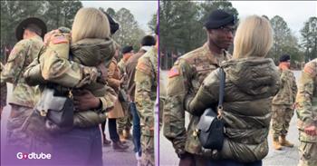<p>A soldier and a woman shared a hug, and the reason why will bring you to tears. Their warm and loving embrace happened between two people who did not know one another. Watch the short but heartwarming clip to see the touching and powerful moment.</p>

<p>The world is often a sad, lonely and frightening place. People have the surprising ability to inflict incredible amounts of needless pain and suffering upon one another. The evidence for this can be seen all around us &ndash; on social media, in the workplace, in the news, in our neighborhoods, and, sadly, at times, even in our own homes.</p>

<p>There is too much hatred and division in this world, and entirely too little kindness, empathy and compassion. How difficult is it to be kind to someone? It usually doesn&rsquo;t take much time, and the monetary cost is typically nonexistent. Who knows, a simple, what we might call meaningless, act of kindness, could be the thing that changes and brightens someone&rsquo;s day, week or life. We never know the difference our actions will make until we try.</p>

<p><a href="https://www.tiktok.com/@_sophiarobinson_/video/7600971563097132318">A clip posted on social media</a> captures the aftermath immediately following an Army graduation ceremony. The video&rsquo;s description states that the soldiers have just graduated from basic training and are celebrating their accomplishment with their family and friends.</p>

<p>However, the clip begins with a woman and a soldier hugging. The woman, a mother-in-law, spotted a soldier who had no family or friends in attendance to witness his graduation. So, she stepped up and offered the young man a hug, and it&rsquo;s clear that he greatly appreciated her kind and loving gesture.</p>

<p>The woman saw a need and acted without hesitation. She showed kindness and compassion for a young man, who almost certainly greatly appreciated it.</p>

<p>Kindness does not have to involve big, grand gestures. Often, little ones will suffice, and they are usually the most meaningful and appreciated.</p>

<p><em><strong><a href="https://www.godtube.com/bible/ephesians/4-32">Ephesians 4:32</a></strong> &ldquo;And be kind to one another, full of pity, having forgiveness for one another, even as God in Christ had forgiveness for you.&rdquo;</em></p>
