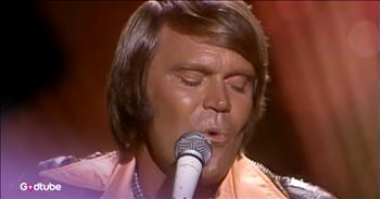 <p>Come take a trip back to 1975 when Glen Campbell performed his classic &ldquo;Rhinestone Cowboy.&rdquo; The nostalgic performance will have you reminiscing and tapping your foot. Give it a listen and sing along.&nbsp;</p>

<p>Isn&rsquo;t it nice to get a little blast from the past every now and then? Glen Campbell&rsquo;s "Rhinestone Cowboy" is one of those old songs with wonderful lyrics that no one can forget. Even in 2026, it still impresses. Some of the <a href="https://genius.com/Glen-campbell-rhinestone-cowboy-lyrics">lyrics</a> to &ldquo;Rhinestone Cowboy&rdquo; are:</p>

<p>There'll be a load of compromisin' n the road to my horizon<br />
But I'm gonna be where the lights are shinin' on me<br />
Like a rhinestone cowboy&nbsp;<br />
Riding out on a horse in a star-spangled rodeo</p>

<p>It may surprise you to find out that Glen actually didn&rsquo;t write &ldquo;Rhinestone Cowboy,&rdquo; even though he sings it with such ownership and charisma. It was originally <a href="https://www.songfacts.com/facts/glen-campbell/rhinestone-cowboy">written</a> and recorded by Larry Weiss.&nbsp;</p>

<p>Glen had heard the song while he was on tour overseas, and listened to it over and over. He told one of the people at his label, Al Khoury, he&rsquo;d found the perfect song to record. Al told him he did, too. They both were thinking of the same song: &ldquo;Rhinestone Cowboy.&rdquo;</p>

<p>Larry had gotten inspiration when he heard the phrase &ldquo;rhinestone cowboy&rdquo; in a conversation.&nbsp;</p>

<p>"I heard the phrase and thought, 'Boy, I like that title'. I put my own meaning to it and wrote the song. I'll always be a kid at heart, and 'Rhinestone Cowboy' was sort of a summation of all my childhood cowboy movie heroes - particularly Hopalong Cassidy,&rdquo; he <a href="https://www.songfacts.com/facts/glen-campbell/rhinestone-cowboy">said</a>.&nbsp;</p>

<p>It became Glen&rsquo;s favorite song he had ever sung&ndash;his signature song.&nbsp;</p>

<p>Glen Campbell&rsquo;s "Rhinestone Cowboy" is one of those songs that will always sound best when he sang it. He related deeply with the lyrics, and he&rsquo;ll always be the true Rhinestone Cowboy.</p>
