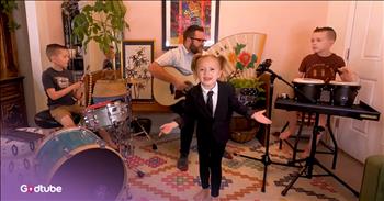 <p>A family band has turned in a delightful cover of Dolly Parton&rsquo;s &ldquo;9 to 5.&rdquo; While it doesn&rsquo;t quite match the original, this one is still plenty of fun and you&rsquo;ll find yourself returning to it again and again. Watch the short but thoroughly enjoyable clip to listen to this family perform Dolly Parton&rsquo;s &ldquo;9 to 5.&rdquo;</p>

<p>Dolly Parton has been around for decades, thrilling and entertaining crowds with her acting and musical gifts. She has managed to do what few have been able to do: experience a successful and long-lasting career in the entertainment business. While the legendary entertainer has shone brightly on the big and small screens in several roles, most people will always see her as a singer first.</p>

<p>Over the course of her career, Dolly has produced a handful of iconic and classic tunes. &ldquo;Jolene,&rdquo; &ldquo;Here You Come Again, &ldquo;Coat of Many Colors,&rdquo; and &ldquo;Light of a Clear Blue Morning&rdquo; are just a few of these aforementioned and beloved songs, and those are just the ones off the top of my head. Diehard Dolly fans can likely name many, many more.</p>

<p>However, whenever I think of Dolly Parton, there is one song of hers that immediately comes to mind: &ldquo;9 to 5.&rdquo; It&rsquo;s incredibly catchy; one of those songs that if you hear once, you&rsquo;ll be singing and humming it the rest of the day. In a <a href="https://www.youtube.com/watch?v=UN2OCw-5mEI">clip posted on YouTube</a>, a super-talented band performed what is, in my opinion, her best song.</p>

<p>Not only are these musicians gifted and skilled, but they appear to be having the time of their lives. Dad and his three youngsters are enjoying themselves as they sing and play a truly classic, iconic tune. They are having about as much fun as anyone listening to their wonderful cover.</p>

<p><em><strong><a href="https://www.godtube.com/bible/colossians/3-16">Colossians 3:16</a></strong> &ldquo;Let the word of Christ dwell in you richly in all wisdom; teaching and admonishing one another in psalms and hymns and spiritual songs, singing with grace in your hearts to the Lord.&rdquo;</em></p>
