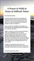 When life feels heavy and uncertain, remember that God has already overcome every trial we face. His peace isn’t found in the absence of trouble, but in His steady presence through it.
