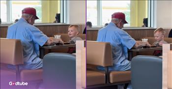 <p>This toddler&rsquo;s sweet act of kindness will touch your heart. The little guy&rsquo;s unexpected heartwarming move will likely have you reaching for the tissues to dry your eyes. Watch the short but adorable clip to see what the toddler did that will likely bring a tear or two to your eyes.</p>

<p>Loneliness has to be one of the worst feelings in the world. How awful would it be to believe that no one loves or cares about you? That&rsquo;s why even small acts of love and kindness can have massive impacts. We can never be sure what someone else is going through. Often, people are going through something, hurting and struggling. And that is why sometimes what we believe is a small, insignificant act can be world-changing for someone else.</p>

<p>What does it take to be kind? Not much time and very little effort. There is a severe shortage of kindness in this world, with everyone seemingly out for themselves and caring not a whit about others' feelings and needs. But what would happen if people were more caring, kind and empathetic? How much better would this world be if people were more selfless and not constantly fixated on self?</p>

<p><a href="https://www.tiktok.com/@ashlyntaylor88/video/7620523456773344543">In a clip posted on social media</a>, a young man showed a little love and kindness to someone who likely greatly appreciated what he did. The toddler was at McDonald&rsquo;s when he spotted an elderly gentleman sitting alone and eating. Instead of passing him by and acting as if he didn&rsquo;t see him, the child surprisingly acted.</p>

<p>&nbsp;The little guy grabbed his food and slid over onto the booth across from the older man. He spotted a need and acted, showing much kindness and love in the process. It&rsquo;s hard to tell how much the senior citizen appreciated what that child did because loneliness is a horrible, terrible feeling. Everyone wants to know that someone cares.&nbsp;</p>

<p><em><strong><a href="https://www.godtube.com/bible/ephesians/4-32">Ephesians 4:32</a></strong> &ldquo;And be kind to one another, full of pity, having forgiveness for one another, even as God in Christ had forgiveness for you.&rdquo;</em></p>
