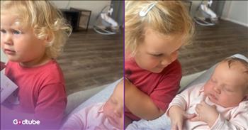 <p>A toddler hilariously became annoyed when a 2-week-old would not answer this question. The little girl needed an immediate response to this all-important question, but the infant simply refused to answer one way or the other. Watch the short but hysterical clip to hear the pressing question the infant would not answer.</p>

<p>Is there anything more aggravating and annoying than when you&rsquo;re being ignored? Apparently, it gets under enough people&rsquo;s skin that they use it as a retaliatory move to register their anger and discontent toward someone or a situation. Of course, I&rsquo;m talking about the passive-aggressive silent treatment. It doesn&rsquo;t matter what you say or ask someone when someone has decided to implement this method; there will be nothing but crickets.</p>

<p>Without question, the silent treatment is rude and agitating, but it&rsquo;s also extremely effective. Don&rsquo;t you just get madder and more incensed the longer this method goes on? Sure, you do, but never admit it; that&rsquo;s how they win. Additionally, by not answering or even refusing to acknowledge someone&rsquo;s presence, they are, by default, providing an answer. It just may not be the one we were hoping for, which is even more maddening.</p>

<p><a href="https://www.tiktok.com/@sarahandsienna/video/7626040215647325453">In a clip posted on social media</a>, a toddler needs an answer to a question this very instant. She wants to know right now whether her 2-week-old sister wants to be her friend, or if she would rather remain casual acquaintances who just happen to live in the same house. That is what the 2-week-old must decide now.</p>

<p>However, it appears that the toddler must have done something to upset the infant. The 2-week-old uses the silent treatment when she is repeatedly asked the question about the level of friendship she desires and does not answer.</p>

<p>What is that baby&rsquo;s problem anyway? She acts like she can't even speak and comprehend what is being said to her, yet.</p>

<p><em><strong><a href="https://www.godtube.com/bible/proverbs/22-6">Proverbs 22:6</a></strong> &ldquo;If a child is trained up in the right way, even when he is old, he will not be turned away from it.&rdquo;</em></p>
