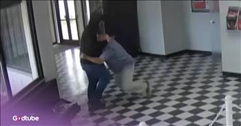 <p>A heroic school principal prevented a school shooting by tackling the suspect. The school administrator put his life and safety on the line, with his actions stopping what could have been a tragic situation. Watch the short but jaw-dropping clip to see what this principal did that will have you agreeing that this man is the definition of the word hero.</p>

<p>Violence is, unfortunately, all too real in our fallen and lost world. Seemingly everywhere we look people are inflicting pain and hurt upon someone else for really no discernible reason other than that they can. Turn on any news broadcast, and you&rsquo;re immediately met with images of war and violence in the Middle East, with nations attacking each other, resulting in needless death and destruction.</p>

<p>But the Middle East is far from the only area of the world that is full of violence and cruelty. Sadly, even our nation&rsquo;s schools, the places where children are sent every day to learn, have been targets of violence, where innocent little children have been gunned down. What kind of person would walk into a school and start indiscriminately shooting at people? Anyone who would desire to hurt a child is the worst, most despicable type of evil.</p>

<p><a href="https://www.youtube.com/watch?v=lKYgH7uVlD8">In a clip posted on YouTube</a>, a school principal faced down this evil and literally tackled it to the ground. He heroically put his life on the line and stopped a man who entered the school with a gun in his hand, who was obviously set on causing death and destruction.</p>

<p>&nbsp;The eye-popping surveillance video shows the gunman entering the school and then seconds later, the school principal barrels toward him. He wrestled him to the ground before he could bring about harm to anyone.</p>

<p>The clip does mention that the principal did sustain a gunshot wound to the leg. He is expected to make a full recovery and return to work shortly.</p>

<p><em><strong><a href="https://www.godtube.com/bible/psalms/11-5">Psalm 11:5</a></strong> &ldquo;The Lord puts the upright and the sinner to the test, but he has hate in his soul for the lover of violent acts.&rdquo;</em></p>
