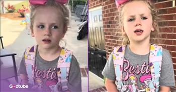 <p>This little girl&rsquo;s rendition of &ldquo;Because He Lives&rdquo; is adorable. She put everything she had into her performance of the hymn that everyone knows and loves. Watch the short but incredibly sweet clip to hear and see her performance of &ldquo;Because He Lives.&rdquo;</p>

<p>Hymns are, without a doubt, some of the most underutilized pieces of music. It&rsquo;s nearly impossible to make a coherent and acceptable argument otherwise. I mean, even many churches, the very places you&rsquo;d expect to hear hymns, have started to move away from and abandon the old hymns. That just doesn&rsquo;t make any sense to me, and I&rsquo;m sure I&rsquo;m not alone in that regard.</p>

<p>The more modern, contemporary Christian music is fine, and there are many talented artists who create in that genre of music. However, nothing will ever compare to the old beloved church hymns. There is simply no topping &ldquo;Great is Thy Faithfulness,&rdquo; &ldquo;How Great Thou Art,&rdquo; &ldquo;It Is Well with My Soul,&rdquo; "Blessed Assurance,&rdquo; &ldquo;Amazing Grace&rdquo; or any other similar hymn. It doesn&rsquo;t matter the contemporary Christian song; there will always be a hymn that is far and away better in every way.</p>

<p><a href="https://www.youtube.com/watch?v=W_HMO2SHPZg">A clip posted on YouTube</a> suggests that hymns may not be as neglected as originally thought. The video is of a young woman, a child, performing a hymn that is near and dear to the hearts of many: &ldquo;Because He Lives.&rdquo;</p>

<p>While sitting on the front porch and wearing a backpack, the child starts belting out those familiar lyrics, giving it her all. It&rsquo;s such a sweet rendition, showing that she is clearly familiar with the song. She nails the lyrics.</p>

<p>&ldquo;And because He lives, (I can face tomorrow) I can face tomorrow<br />
Because He lives, (all fear is gone) all fear is gone<br />
Because I know (I know) He holds the future<br />
(Life is worth a living) and life is worth a living just because He lives&rdquo;</p>

<p>Hilariously, about halfway through the clip, she stops singing and asks if a recording of her musical performance can be sent to &ldquo;Luke&rdquo; because he is her &ldquo;best boyfriend.&rdquo;</p>

<p><em><strong><a href="https://www.godtube.com/bible/colossians/3-16">Colossians 3:16</a></strong> &ldquo;Let the word of Christ dwell in you richly in all wisdom; teaching and admonishing one another in psalms and hymns and spiritual songs, singing with grace in your hearts to the Lord.&rdquo;</em></p>
