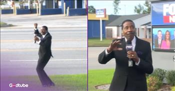 <p>A television station meteorologist fulfilled a childhood dream live on air. This surprising thing was something that he had always wanted to do since he was a child, and he made his dream a reality. Watch the short but heartwarming clip to hear what he had always wanted to do and how, when he saw an opportunity to make it happen, he took it.</p>

<p>Everyone, even people who may not always vocalize and announce them, has dreams, goals and aspirations - things they hope to accomplish in life. People are always looking toward and planning for the future, and part of that includes setting goals and other achievements we hope to reach. That&rsquo;s only natural. Can you think of anyone who does not have something they want to do or accomplish?</p>

<p>Now, while everyone has goals, they are not always, if ever, the same, of course. Some dreams and aspirations will change over time, whether because of our age or because we make them a reality. Others, though, will remain the same despite the passage of time. It&rsquo;s likely that everyone holds onto goals and aspirations from childhood.</p>

<p><a href="https://www.instagram.com/reel/DPw2ewOCpk7/">In a clip posted on social media</a>, a meteorologist was reporting outside when he saw an opportunity to do something that he&rsquo;d wanted to do since he was a child. He didn&rsquo;t let the fact that he was on live television keep him from trying to make it a reality either.</p>

<p>&ldquo;Now, this is something I&rsquo;ve always wanted to do,&rdquo; the meteorologist states.</p>

<p>What he wanted to do was get a large truck to honk its horn by making the universally agreed-upon motion for someone to honk their horn as they drive by. Initially, he didn&rsquo;t have success, wondering out loud where all the traffic had suddenly gone. But then, things quickly turned. &nbsp;</p>

<p>A truck driver obliged the meteorologist&rsquo;s request as it went by and honked its horn, causing him to jump up and down with excitement.</p>

<p>&ldquo;I did it,&rdquo; he said. &ldquo;I did it, man! I got one.&rdquo;</p>

<p><em><strong><a href="https://www.godtube.com/bible/philippians/3-14">Philippians 3:14</a></strong> &ldquo;I press towards the mark for the prize of the high calling of God in Christ Jesus.&rdquo;</em></p>
