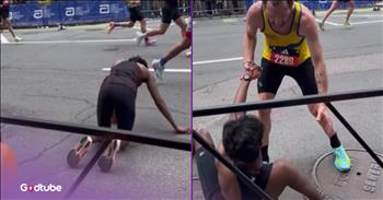 <p>A pair of Boston Marathon runners showed incredible kindness to a fellow runner. The two men stopped and lent a hand after they spotted the struggling runner. Watch the short but heartwarming clip to witness the runners&rsquo; surprisingly loving and kind move.</p>

<p>This world is seriously lacking in kindness, as well as care and concern for others. The evidence for this is on display everywhere we look &ndash; on television news broadcasts, on popular social media platforms, in the workplace, in the halls of Congress and in the Oval Office. Far too many people are only looking out for themselves and honestly couldn&rsquo;t care less about others' needs.</p>

<p>While this fallen and lost world is bereft of warmth, gentleness and empathy, there are still good, decent people who inhabit this place. If you look hard enough, you&rsquo;ll find them and catch their loving and kind acts. But you&rsquo;ll have to keep an eye out for them because, as most people who do things for others, they aren&rsquo;t looking for attention. They aren&rsquo;t running to social media to post about what they did and how great they are. Well, unfortunately, some people do that regularly, and we all know who they are.</p>

<p><a href="https://www.instagram.com/reel/DXXzWKdjddU/c6037">A clip posted on social media</a> captured a kind and loving act from two Boston Marathon runners. The video, recorded by a spectator, captured a young man struggling to stand. No matter how much he tried to get to his feet and continue the race, his body refused to cooperate.<br />
But then something unbelievably loving and kind happened.</p>

<p>Two of his fellow runners stopped and helped the struggling man get to his feet, and off they went, together. The two men literally shouldered the struggling runner&rsquo;s burden. They didn&rsquo;t have to stop. They could have gone along their way and passed the struggling runner, as so many others did. But they showed compassion for him and showed him kindness.</p>

<p>Perhaps humanity isn&rsquo;t totally and completely lost. There are still kind and gentle people in this world.</p>

<p><em><strong><a href="https://www.godtube.com/bible/galatians/6-2">Galatians 6:2</a></strong> &ldquo;Take on yourselves one another&rsquo;s troubles and so keep the law of Christ.&rdquo;</em></p>
