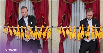 '80s Classic 'Take on Me' Played on...Rubber Chickens