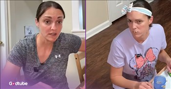 Mom Shows Why Feeding Toddlers Is Never Boring
