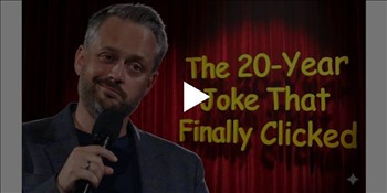 Nate Bargatze shares the hilarious story of a joke that took 20 years to finally land &mdash; proving that sometimes the best punchlines are worth the wait.