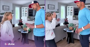 Dad’s Game with His Daughter Takes a Hilarious Turn