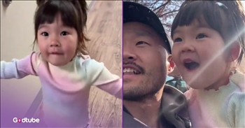 <p>A dad and his daughter&rsquo;s sweet reaction to a rainbow will melt your heart. This is such a special moment and adorable between the two of them. Watch the short but heartwarming clip to see and hear the unbelievably precious and tear-jerking responses each had when they spotted a rainbow.</p>

<p>Children are only little for a short period, as every parent knows, unfortunately. Despite their wishes, all children grow up and will eventually flee the nest and start a life of their own. Sadly, that time goes quicker than any parent would like to admit.</p>

<p>Since time constantly marches forward, and children are only little for a limited time, parents must cherish and treasure every moment with their little ones. Yes, children can be tiring and get on your last nerve and even push you to what feels like the edge of your sanity. However, there will soon come a time when parents will desperately yearn to go back and relive those moments of tiring madness.</p>

<p>As every parent knows, anything can become a special moment, a memory that can be treasured for years to come. Parents don&rsquo;t have to shell out a ton of cash to have fun with the child. <a href="https://www.tiktok.com/@parents/video/7625042788362505486">A clip posted on social media</a> proves just how true this is, which shows a father and daughter enjoying a rainbow together.</p>

<p>The clip starts with a father picking up his daughter from school, but he does so as quickly as possible because he just spotted a rainbow and wants to experience it with his daughter. Once the little girl hears of what her father has spotted in the sky, she becomes incredibly excited, shrieking for joy.</p>

<p>When the little girl finally sees the rainbow, she breaks out in a wide, unbelievably sweet smile. This was a moment that didn&rsquo;t cost anything, but it&rsquo;s likely to be a memory both will cherish for a long time.</p>

<p><em><strong><a href="https://www.godtube.com/bible/ephesians/6-4">Ephesians 6:4</a></strong> &ldquo;And, you fathers, do not make your children angry: but give them training in the teaching and fear of the Lord.&rdquo;</em></p>
