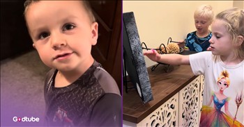 <p>These kids surprised their mom in the sweetest way possible. The cute and adorable trio had a big gift for their mother and couldn&rsquo;t wait to unveil it. Watch the short but heartwarming clip for the big reveal and hear how their mother reacted to the surprise.</p>

<p>Raising a child is, without a doubt, one of the toughest, most challenging things that anyone can undertake. In fact, many would argue, and I believe rightly so, that it is the hardest thing a human being can do. Really stop and think for a second about all the obligations and responsibilities that come with being a parent, and you&rsquo;ll quickly become overwhelmed.</p>

<p>Oh, also, as every parent knows, there are many instances in which those children will get on your nerves and drive you to the edge of your sanity. Somehow, they all instinctively know what buttons to push as they test boundaries and see how much you&rsquo;ll let them get away with before putting your foot down. See, doesn&rsquo;t parenting sound great?</p>

<p>Despite all of that, there are special, tear-jerking moments that make it all worth it &ndash; times that you will cherish and treasure forever. <a href="https://www.youtube.com/watch?v=-s-LYQWae1g">A clip posted on YouTube</a> shows one of those moments a mother will hold onto and remember for quite some time.</p>

<p>In the video, three youngsters state they have a massive surprise for their mother that they do not want ruined. They want to unveil it to her at just the right moment, and seconds into the video, that moment has finally arrived. The three little ones have gone through the house and cleaned it for her. They even lead her through the house, room by room, and show her all of their work.</p>

<p>Understandably, Mom is incredibly touched and blown away by their sweet and loving efforts. The children aren&rsquo;t going to have a way to buy her anything, so they did the best they could.</p>

<p>What an unbelievably sweet moment!</p>

<p><em><strong><a href="https://www.godtube.com/bible/proverbs/22-6">Proverbs 22:6</a></strong> &ldquo;If a child is trained up in the right way, even when he is old, he will not be turned away from it.&rdquo;</em></p>
