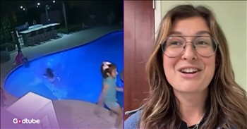 <p>A mother heroically jumped into a pool to rescue her young son. The woman wasted no time, not giving a second thought before she leaped into the pool. Watch the short but jaw-dropping clip of this mom diving into the pool to save her child.</p>

<p>There is nothing like being a parent. It&rsquo;s an experience and a blessing unlike anything else on Earth. It&rsquo;s easily one of the best, but at the same time, one of the most challenging and difficult things. The moment that little one enters your world, your life will forever and always be changed, for the better, in every way imaginable.</p>

<p>What mattered before that child&rsquo;s arrival soon becomes much less important. As all parents know, priorities immediately change when that little one enters the picture. You&rsquo;ll find yourself doing and thinking things you didn&rsquo;t before becoming a parent. One of the things that happens, you&rsquo;ve probably found, is that you become much more protective. We&rsquo;d do anything possible to keep that child from experiencing hurt or pain, even putting our own lives and safety on the line.</p>

<p>That&rsquo;s exactly what one mother did when she was faced with a frightening situation involving her child. <a href="https://www.youtube.com/watch?v=3TddWvV8Pb8">The video posted on YouTube</a> shows a 4-year-old who had fallen into the pool. Immediately after the child hits the water, loud, bone-chilling shrieks are heard. Moments after the little one falls into the water, the mother sprints into frame and leaps into the pool.</p>

<p>Thankfully, Mom reaches the young man in time before disaster strikes, lifts him out of the water and hands him to Dad, who is standing outside the pool.</p>

<p>The mother said that she sprang into action after seeing water splashing around and hearing the shrieks. Everything moved so quickly that she does not even remember diving into the water.</p>

<p>&ldquo;You just can&rsquo;t assume that someone else is watching your child,&rdquo; she said.</p>

<p><em><strong><a href="https://www.godtube.com/bible/proverbs/22-6">Proverbs 22:6</a></strong> &ldquo;Train up a child in the way he should go, even when he is old, he will not be turned away from it.&rdquo;</em></p>
