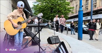 <p>This young street performer wows with his &ldquo;Layla&rdquo; cover. As the lively 9-year-old plays on a busy UK street, many people stop to watch him strum his guitar and sing.&nbsp;</p>

<p>Leonardo Patrick is just 9 years old, but using a guitar, drum machine, and some loop pedals, he&rsquo;s able to create a really incredible cover. &ldquo;Layla&rdquo; is a song that requires a lot of technical guitar skill, but this kid absolutely nails it. It&rsquo;s marvelous that he can play like this at such a young age.&nbsp;</p>

<p>This street performer&rsquo;s "Layla" cover even takes the song to the next level, as Leonardo adds his own interpretive twist to the classic.&nbsp;</p>

<p>The 1970 ballad was written by Eric Claption and Jim Gordon. It was <a href="https://www.youtube.com/watch?v=-1fAvQ1NdZo">inspired</a> by Eric&rsquo;s secret love for his friend&rsquo;s wife, whom he eventually married. Some of the song&rsquo;s <a href="https://genius.com/Eric-clapton-layla-acoustic-live-lyrics">lyrics</a> are:&nbsp;</p>

<p>Tried to give you consolation<br />
Your old man had let you down<br />
Like a fool, I fell in love with you<br />
You turned my whole world upside down</p>

<h2>A Captivating Rendition of &ldquo;Layla&rdquo;&nbsp;</h2>

<p>This young street performer&rsquo;s rendition of "Layla" is so captivating. When you see a bright young person doing something like this, with enthusiasm, it inspires hope. You know that they have a solid start, and you feel good about it for them. Leonardo is definitely on his way to a shiny career in music.&nbsp;</p>

<p>It&rsquo;s easy to see why people crowd around him in wonder. His talent is rare, regardless of age. So, for him to be so young and so talented is very rare.</p>

<p>We can&rsquo;t know everything behind the scenes, but I hope this child is giving street performances because he loves it and not because he&rsquo;s required to. Anyway, it looks like he's enjoying himself!&nbsp;</p>

<p><strong>YOU MAY ALSO LIKE: <a href="https://www.godtube.com/watch/?v=E1JCFJNU">Young Talent Shines Bright in Outstanding 'Stand By Me' Guitar Performance</a></strong></p>
