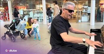 <p>This small child's reaction to a pianist's &ldquo;Twinkle, Twinkle Little Star&rdquo; cover is adorable in the best way. The tot goes absolutely crazy when she hears her favorite song get a snazzy piano cover.&nbsp;</p>

<p>The "Twinkle, Twinkle Little Star" piano cover is jazzy and upbeat. It&rsquo;s no wonder the toddler loves it. As an adult, I do, too. Passersby can&rsquo;t help but crack a smile as they hear the song and see the toddler dance her heart out.&nbsp;</p>

<p>The man who plays for the little girl in the middle of the busy mall, the infamous Brendan Kavanagh, AKA Dr. K, is a musical magician. You will never hear another "Twinkle, Twinkle Little Star" piano cover quite like this one, for sure. You can&rsquo;t help but smile as you watch and listen to this video.</p>

<h2>&ldquo;Twinkle, Twinkle Little Star&rdquo; Started as a Poem&nbsp;</h2>

<p>&ldquo;Twinkle, Twinkle Little Star&rdquo; has been popular since its publication as a <a href="https://www.classicfm.com/discover-music/twinkle-twinkle-little-star-lyrics-composer-history/">poem</a> in 1806. It was written by a woman named Jane Taylor, who also wrote many other rhymes in a collection with that poem. The melody for &ldquo;Twinkle, Twinkle, Little Star&rdquo; (and &ldquo;Baa, Baa, Black Sheep&rdquo;) is actually copied from a 1761 French song, &ldquo;Ah! vous dirai-je, maman&rdquo; (&lsquo;Oh! Shall I tell you, Mama&rsquo;).&nbsp;</p>

<p>There are several more <a href="https://www.classicfm.com/discover-music/twinkle-twinkle-little-star-lyrics-composer-history/">paragraphs</a> in the poem that most who are familiar with the song do not know. One of them is:&nbsp;</p>

<p>Then the trav&rsquo;ller in the dark,<br />
Thanks you for your tiny spark,<br />
He could not see which way to go,<br />
If you did not twinkle so.</p>

<p>It is a very cute little song with a catchy tune, easy to sing and remember. It&rsquo;s no wonder that it&rsquo;s lasted more than 200 years in British and American culture.&nbsp;</p>

<p>It&rsquo;s wonderful that the pianist and the toddler got to share a special moment as they jammed to the classic nursery rhyme.&nbsp;</p>

<p><strong>YOU MAY ALSO LIKE: <a href="https://www.godtube.com/watch/?v=GYKGD7NX">Brother'Sister Duo Delivers Sweet 'Goodness of God' Performance</a></strong></p>
