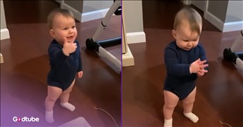 <p>This chatty child is easily the cutest thing you&rsquo;ll see today. The adorable youngster had a lot to say. Watch this short but precious and absolutely hysterical clip to see &ndash; and hear &ndash; this little one explain everything, and then some.</p>

<p>Is there anything better than being a parent? Watching those youngsters learn, grow and explore a whole new world is an experience unlike any other. There isn&rsquo;t a mother or a father who would trade time with their children for anything in the world. Those moments, and the memories created, are priceless and will be treasured and cherished for years to come.</p>

<p>As all children tend to do, they grow. While parents would rather their children stay little, that doesn&rsquo;t happen too often. In what feels like the blink of an eye, that infant you brought home from the hospital is pulling out of the driveway, heading to college to start a life of their own. But along the way, as those children grow and learn, they will do and say things that will likely cause you to burst into laughter.</p>

<p>Children, simply by how they act, react and say, make for some pretty good entertainment. When a child is around, you can never quite predict what will happen next, what they might say, or what they might try to say, <a href="https://www.youtube.com/shorts/NkNI5ZRtq2s">as a clip posted on YouTube</a> demonstrates.</p>

<p>In the video, the toddler is carrying on an entire conversation, and boy, does the little one have a lot to say. The child shares their thoughts, opinions and feelings on this, that and everything in between.</p>

<p>Impressively, the child squeaks and squeals a mile a minute. Whenever you think the little one may tire out or even simply stop to take a breath, giving Dad an opportunity to chime in, the child has even more to say.</p>

<p>Not only does the little one talk up a storm, but the child also throws in hilarious, uber-cute gestures and facial expressions to emphasize what is being said.&nbsp;&nbsp;</p>

<p><em><strong><a href="https://www.godtube.com/bible/proverbs/22-6">Proverbs 22:6</a></strong> &ldquo;If a child is trained up in the right way, even when he is old, he will not be turned away from it.&rdquo;</em></p>

