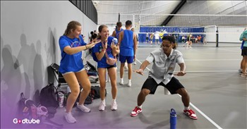 <p>One man, one classic song, and one fearless dance move were all it took to turn an ordinary day at the gym into a celebration that had everyone smiling as these athletes, led by Eian Rivera, show off their &lsquo;Stayin&rsquo; Alive&rsquo; dance moves.&nbsp;</p>

<p>Music has a way of bringing people together. It crosses generations, breaks down barriers, and reminds us that joy is meant to be shared. Especially if the music is a song we all know and love, like in this video, when Eian cranked up the Bee Gees&rsquo; iconic hit &lsquo;Stayin&rsquo; Alive&rsquo; and decided to show off his dance moves and encourage everyone to join.&nbsp;</p>

<p>As the familiar beat filled the gym, Eian confidently strutted across the floor, inviting everyone he passed to join him. Before long, volleyball players, athletes, coaches, and spectators couldn't resist the infectious energy. One by one, they started dancing alongside him, turning a normal day into an unforgettable memory.</p>

<p>Eian didn't hold anything back, either. He showed off impressive dance moves, dropped into the splits, and kept the crowd laughing as more people pulled out their phones to capture the spontaneous performance. Smiles spread across every corner of the gym as teammates cheered each other on and strangers joined the fun.</p>

<p>The soundtrack behind the joyful moment couldn't have been more fitting.</p>

<p>Released in <a href="https://www.udiscovermusic.com/stories/stayin-alive-the-story-behind-the-iconic-bee-gees-anthem/">1977</a> as part of the blockbuster Saturday Night Fever soundtrack, "Stayin' Alive" became one of the Bee Gees' most recognizable songs. Along with "Night Fever" and "How Deep Is Your Love," it helped the soundtrack top the U.S. charts and became forever linked with John Travolta's unforgettable dance scenes.</p>

<p>Whether you're a brother or whether you're a mother<br />
You're stayin' alive, stayin' alive<br />
Feel the city breakin' and everybody shakin'<br />
And we're stayin' alive, stayin' alive</p>

<p>Nearly 50 years later, the song is still doing what great music does best, bringing people together.</p>

<p>Watching Eian transform an ordinary gym into a dance floor is a reminder that joy is wonderfully contagious. It only takes one person willing to laugh, let loose, and invite others in for an entire room to begin to smile. For a few unforgettable minutes, the games paused, the competition faded into the background, and everyone simply enjoyed the moment together.</p>

<p>Sometimes the best memories aren't planned at all. Sometimes they begin with a familiar song, a few bold dance moves, and someone willing to ask, without saying a word, "Want to dance?"</p>

<p><em>"A cheerful heart is good medicine, but a crushed spirit dries up the bones." &nbsp;<strong><a href="https://www.godtube.com/bible/proverbs/17-22">Proverbs 17:22</a></strong></em></p>

<p><strong>YOU MAY ALSO LIKE: <a href="https://www.godtube.com/watch/?v=E00FJFNU">Old Church Choir - Chris Rupp A Cappella Cover (Official Video)</a></strong></p>
