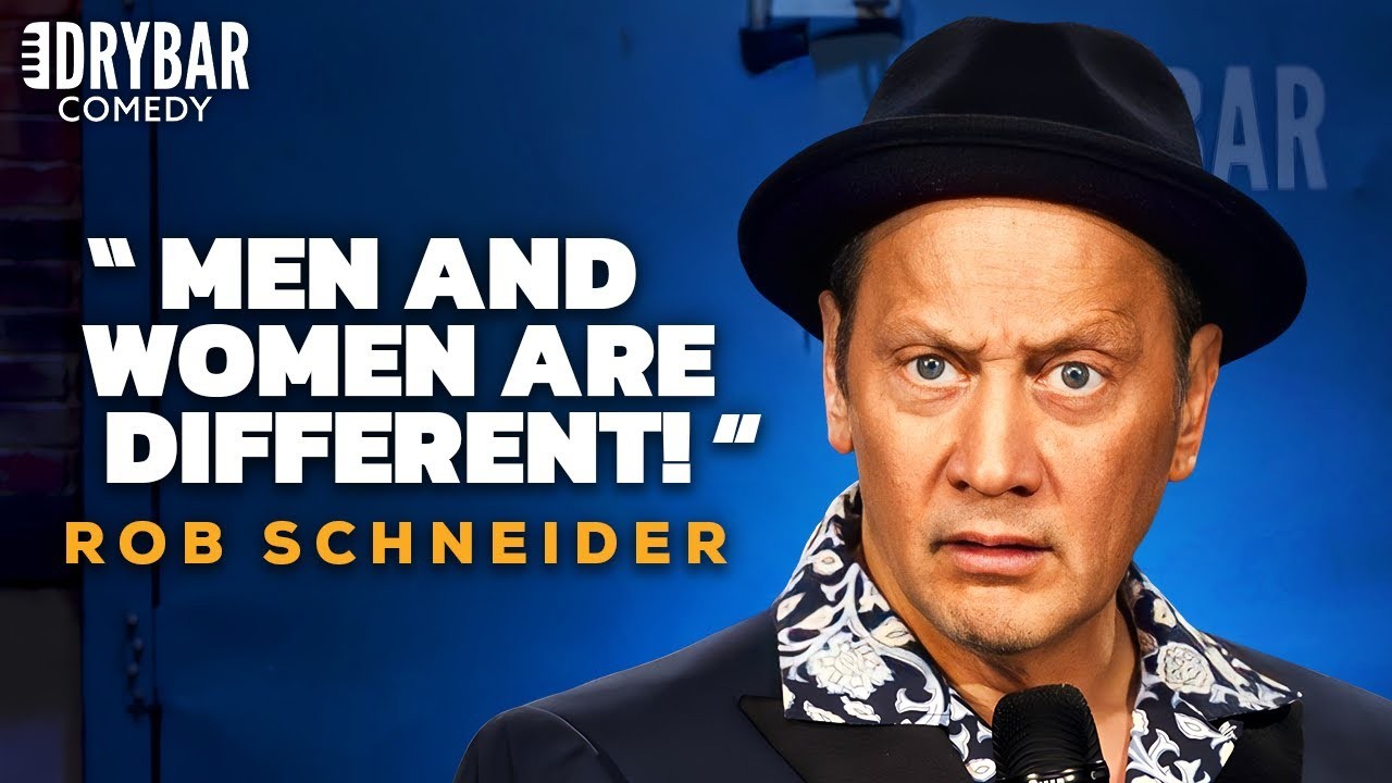 <p>Comedy legend Rob Schneider hits the stage to deliver a side-splitting take on the unique differences between men and women, especially in a marriage. He perfectly captures the ridiculous late-night arguments over room temperature, the intricate politics of taking out the garbage, and the terrifying ordeal of dealing with an unverified spider in the bathroom.</p>
