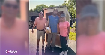 <p>A father and son in Rhode Island surprise a woman with a new farm stand after thieves steal hers on opening day. It&rsquo;s so tragic, but this son and dad saw it as an opportunity to bring hope back to a woman who wanted to pursue her dream of baking. The woman and her family were so blessed by this kindness from two strangers.&nbsp;</p>

<p>Katrinia Blancaflor is a retired pastry chef. But after leaving the restaurant scene to become a mother of two, she found she wasn&rsquo;t ready to put down the rolling pin. So after months of asking her husband to make her a small stand to put at the end of her driveway to sell baked goods, he finally did. It took him months to finish.&nbsp;</p>

<p>They rolled it out to the end of their driveway and went to bed, ready to fill it with breads and sweets in the morning. But when Katrina&rsquo;s husband looked out at their yard, he didn&rsquo;t see the stand anywhere.&nbsp;</p>

<p>"He came in. I was still laying in bed. He's like, 'The stand is gone.' I jumped out of bed. I was like, 'What? Are you sure?" Katrina <a href="https://www.sunnyskyz.com/good-news/6274/Father-and-Son-Surprise-Woman-With-New-Farm-Stand-After-Thieves-Steal-Hers-on-Opening-Day">said</a>. "I mostly felt bad that he worked so hard on it and we didn't even get to use it."</p>

<h2>Father and Son Save the Day</h2>

<p>Katrina asked neighbors on social media if they saw anything. One neighbor showed security footage of an SUV driving away with it at 2 am.&nbsp;</p>

<p>Katrina and her family were so sad. But then a father and son noticed and made a huge effort to surprise her with a new one. John and Casey Adams own a construction business, and when they saw what happened, they wanted to help her. They got her husband&rsquo;s original blueprints and surprised her. She and her family were overwhelmed with happiness. And she can&rsquo;t wait to start baking again.&nbsp;</p>

<p><strong>YOU MAY ALSO LIKE: <a href="https://www.godtube.com/watch/?v=GK6KLPNX">Elderly Couple Sees A Need In Their Neighborhood And Acts</a></strong></p>
