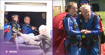<p>A 105-year-old Navy veteran celebrated his birthday by packing his special day with adventure and thrills. Spurgeon &ldquo;Butch&rdquo; Carlson decided to go skydiving for the first time to celebrate turning 105, and his family and friends cheered him on. What a way to bring in a new year!</p>

<p>The birthday boy checked off this adventurous bucket list item with a tandem jump in Albion, New York. &ldquo;I&rsquo;m not nervous. I&rsquo;m not shaking or anything,&rdquo; Butch shared when asked about his skydiving excursion. &ldquo;I&rsquo;m looking forward to that jump!&rdquo;</p>

<p>Now this 105-year-old Navy veteran is not new to adventure. Last year for his 104th birthday, Butch did his first ever horseback ride with his little brother who was 99 years old at the time. Nothing seems to be slowing down this fun-loving guy anytime soon!</p>

<p>When speaking with Butch&rsquo;s daughter, Mickey McAvoy, she shared that her dad&rsquo;s skydiving adventure shocked her. &ldquo;I didn&rsquo;t think he would dare, but he says he&rsquo;s going to do it &ndash; &lsquo;I can do it, I can do it,&rsquo;&rdquo; Mickey <a href="https://www.inspiremore.com/105-year-old-navy-veteran-celebrates-birthday-like-a-daredevil/">said</a>.</p>

<h2>How Butch Is Inspiring Others</h2>

<p>Many people online who saw the video of Butch skydiving were inspired to see him living life to the fullest. &ldquo;Honestly, what&rsquo;s the worst that could happen lol,&rdquo; someone <a href="https://www.inspiremore.com/105-year-old-navy-veteran-celebrates-birthday-like-a-daredevil/">wrote</a>. &ldquo;Glad he&rsquo;s living at the edge to celebrate his long life!&rdquo;</p>

<p>After celebrating that many birthdays, people have seen a lot and done a lot throughout their lives. Many important lessons have been learne,d and growth has happened thanks to life experiences. It is beautiful to see Butch Carlson, this 105-year-old Navy veteran, still have a joy for life and a passion to chase after new and exciting experiences.</p>

<p>Whether it&rsquo;s an adventurous bucket list item or passing down wisdom to those around them, it is great to see the older generation celebrating the many years that they have been blessed to experience.</p>

<p><strong>YOU MAY ALSO LIKE: <a href="https://www.godtube.com/watch/?v=EBBF1CNU">95-Year-Old Veteran Receives Life-Changing Gift from 3rd Grader</a></strong></p>
