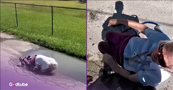 <p>Get ready to see a modern-day good Samaritan story. Watch as a man makes a decision when he sees an elderly woman in trouble and stops to help. Get ready to be inspired and encouraged.</p>

<p>The video clip begins, and you see a terrible sight. This is a horrible moment for this woman, and instead of being left on the side of the road, her story has a happy ending. &nbsp;</p>

<p>A man identified as Carter Ryan Patrick stepped in as a hero. He saw an elderly woman in trouble in Stuart, Florida, as he was driving past. The woman hit a pot hole and was lying down with her wheelchair stranded in the heat of the summer Florida sun. You can see in the video clip that he apparently sent to a close friend. The friend ended up posting the video. His friend shares that Carter will probably not like that he shared his good deed with the world. However, this man needed to be recognized, and his decision to care for another person is inspiring to so many around the world.</p>

<h2>This Story Offers an Important Reminder</h2>

<p>He saw an elderly woman in trouble. Carter helps Miss Minnie get back into her wheelchair and begins to head towards her home. She wanted to go back on her own, but he got her there safe and sound. Seeing this man take notice of this elderly woman and go to her aid reminds us of the importance of looking around each day and seeing who is nearby. We never know when someone will be in need of our help, too. With the help of the Holy Spirit, we can be prayerful and watchful to be good Samaritans too. &nbsp;&nbsp;</p>

<p><em>&ldquo;But a Samaritan, as he traveled, came where the man was; and when he saw him, he took pity on him. He went to him and bandaged his wounds, pouring on oil and wine. Then he put the man on his own donkey, brought him to an inn, and took care of him.&rdquo; <strong><a href="https://www.godtube.com/bible/Luke/10-33">Luke 10:33-34</a></strong></em></p>

<p><strong>YOU MAY ALSO LIKE: <a href="https://www.godtube.com/watch/?v=EB1EMFNU">3 Young Boys Rewarded by Complete Stranger After Helping Elderly Man Off Bus</a></strong></p>
