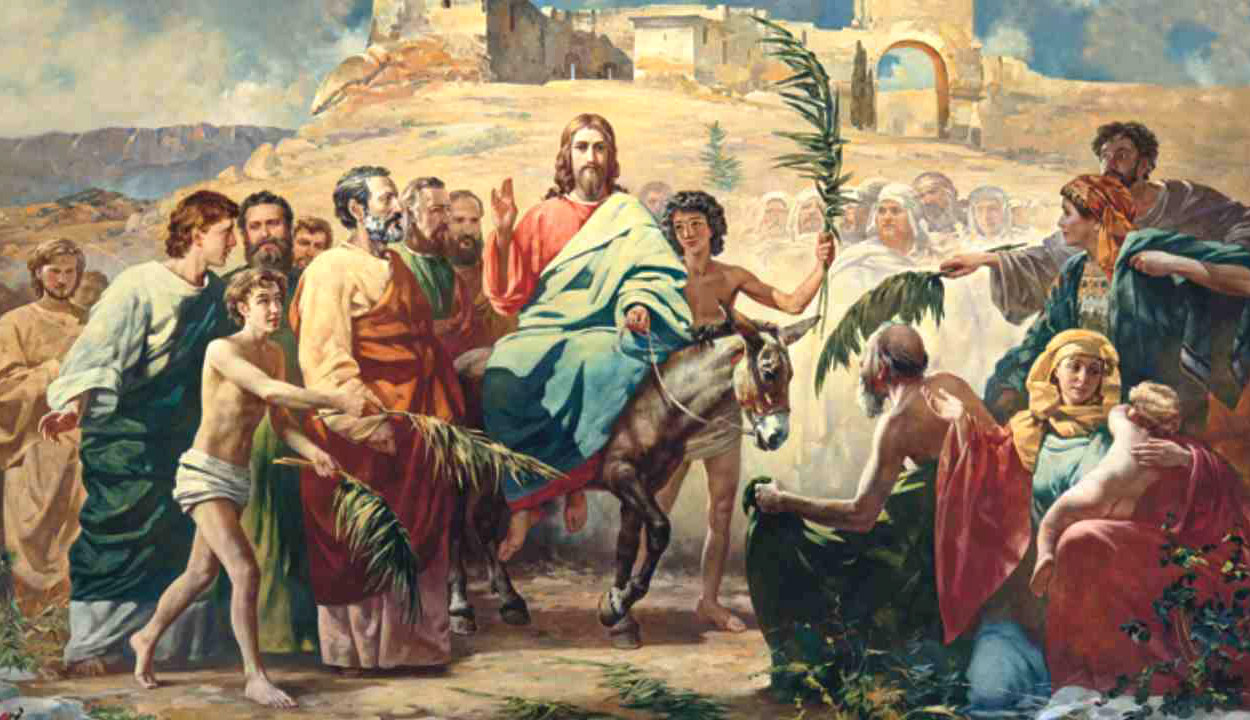 Jesus Triumphal Entry Into Jerusalem Bible Story