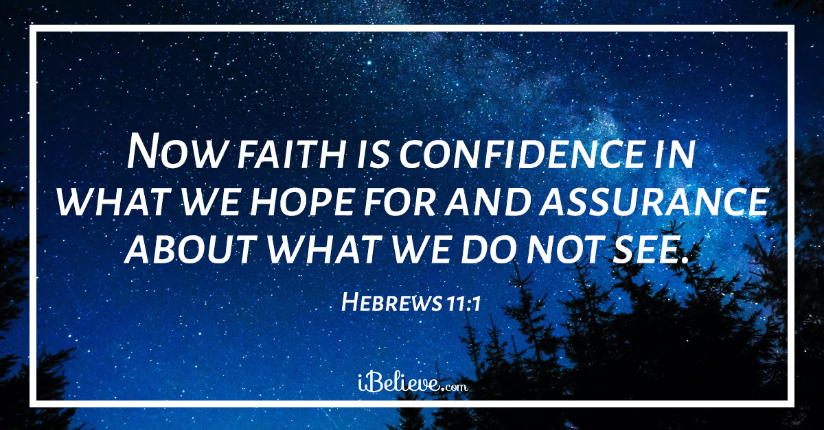 bible verses about faith, hebrews 11:1, have faith in god