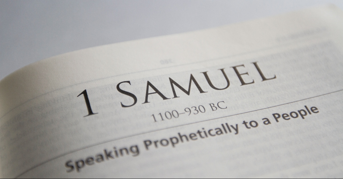 1 Samuel page de la Bible