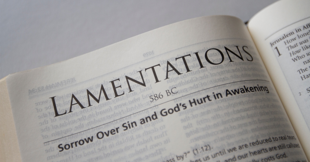 What Is Lamentations Book About