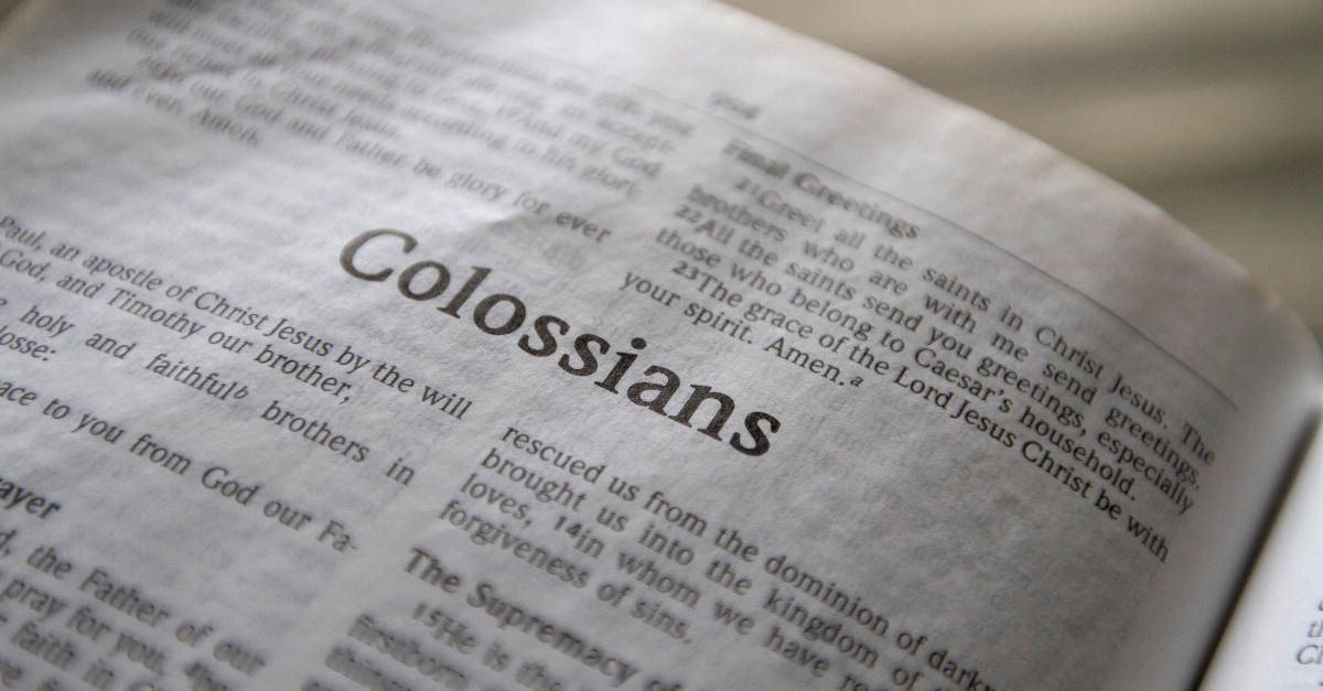 Colossians - Bible Book Chapters and Summary - New International Version
