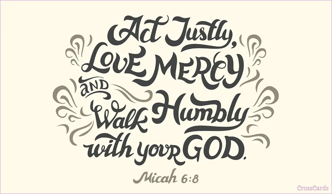 micah 6:8 scripture, verse image