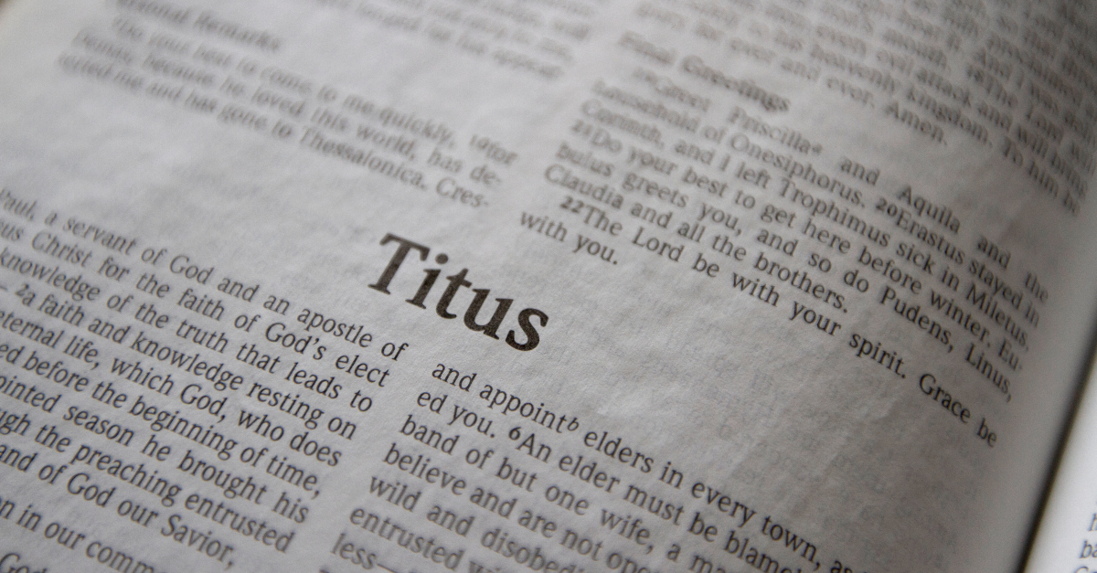 Titus Bible Book Chapters And Summary New International Version