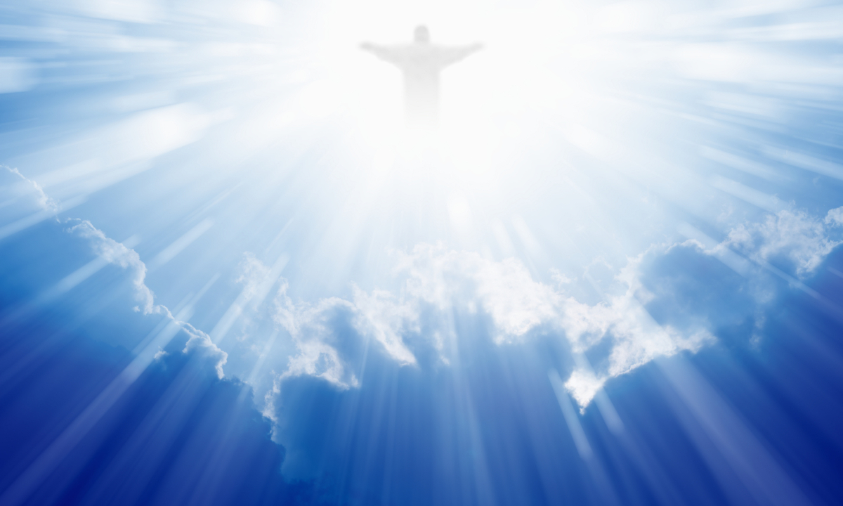 jesus rising to heaven