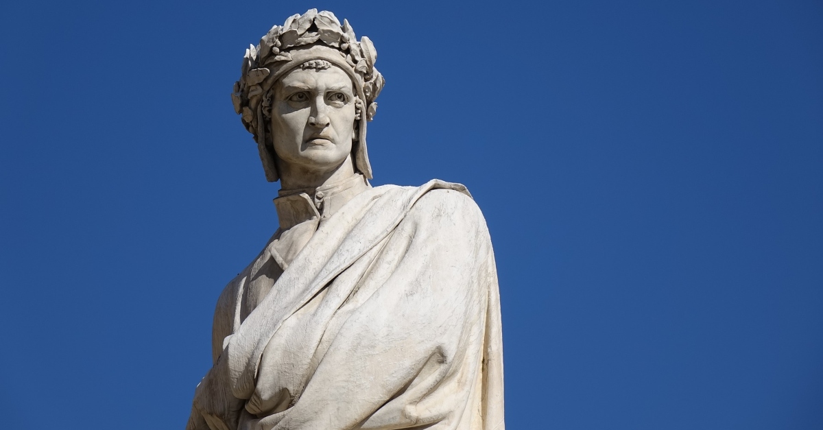 Statue of poet Dante Alighieri