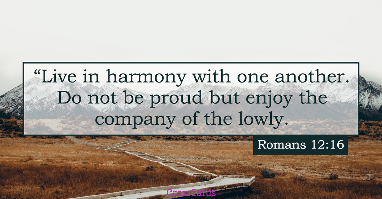 Romans 12:16 ecard, online card