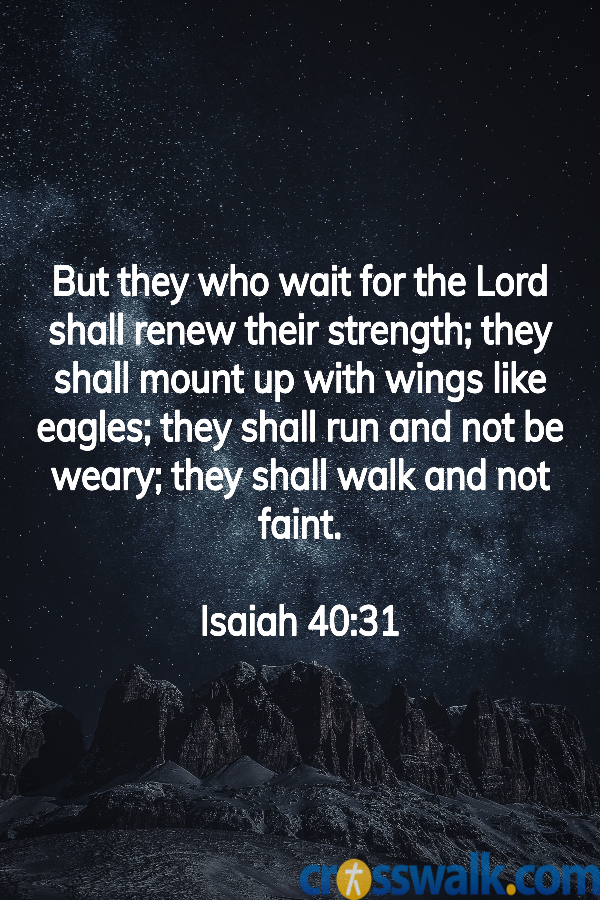 bible verses for patience, Isaiah 40:31, scriptures for patience