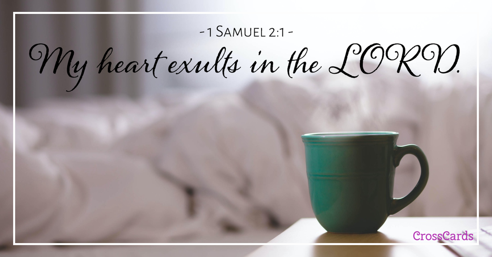1 Samuel 2:1 ecard, online card