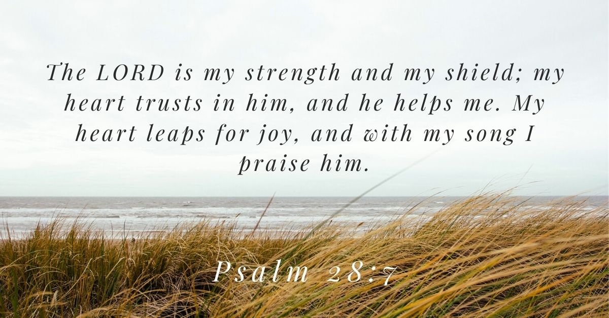 psalm 28:7 verse image scripture