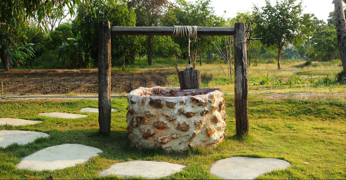 Ancient well, living water