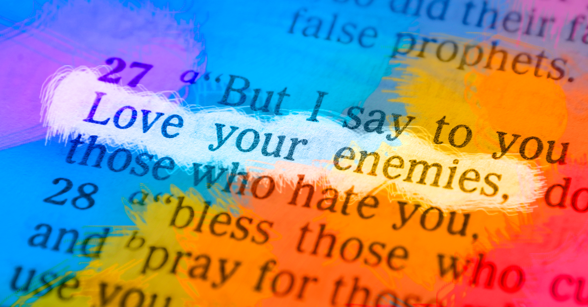 jesus love your enemies verse