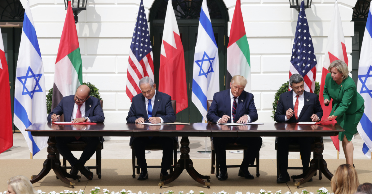 Representatives for Israel, the UAE Sign Peace Agreement at the White