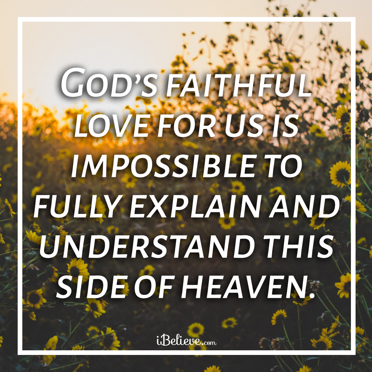 Gods faithful love