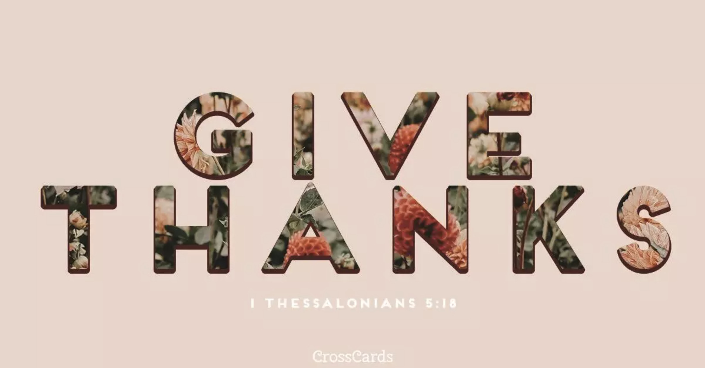 give thanks bible verse
