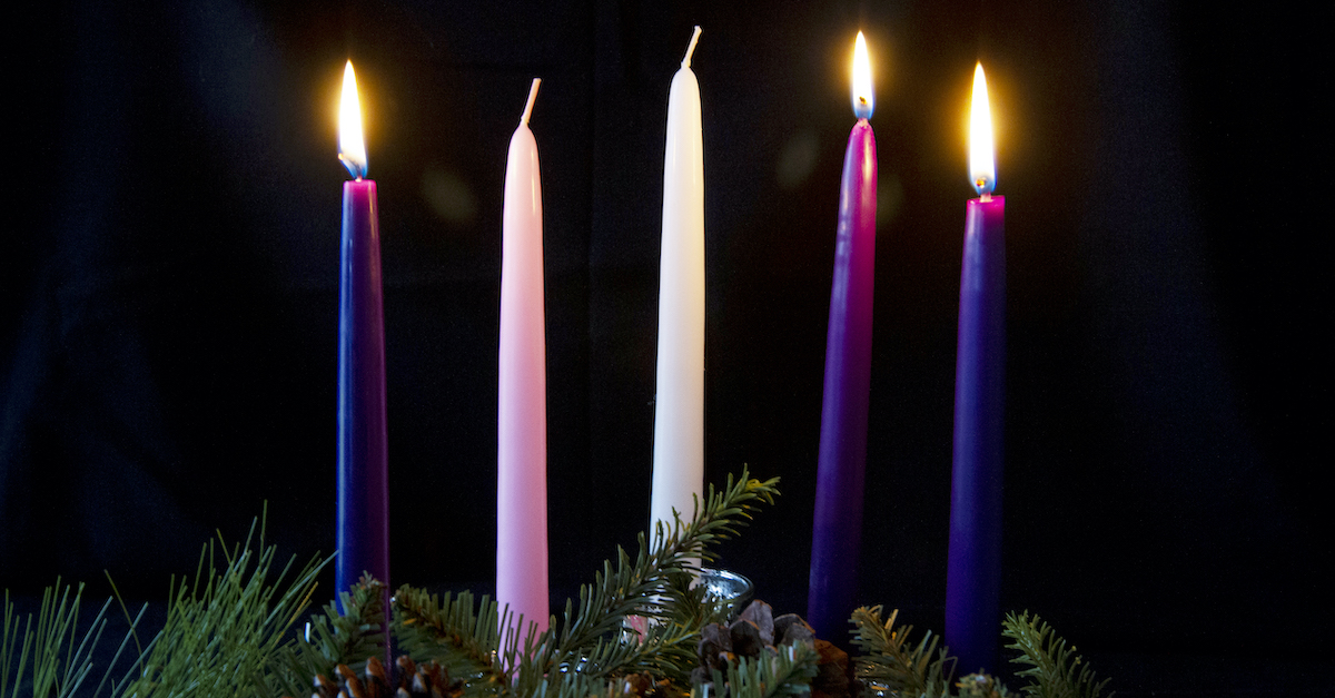 advent wreath candles